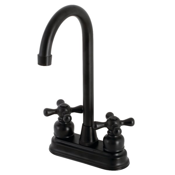 Kingston Brass KB490AX Bar Faucet, Matte Black KB490AX